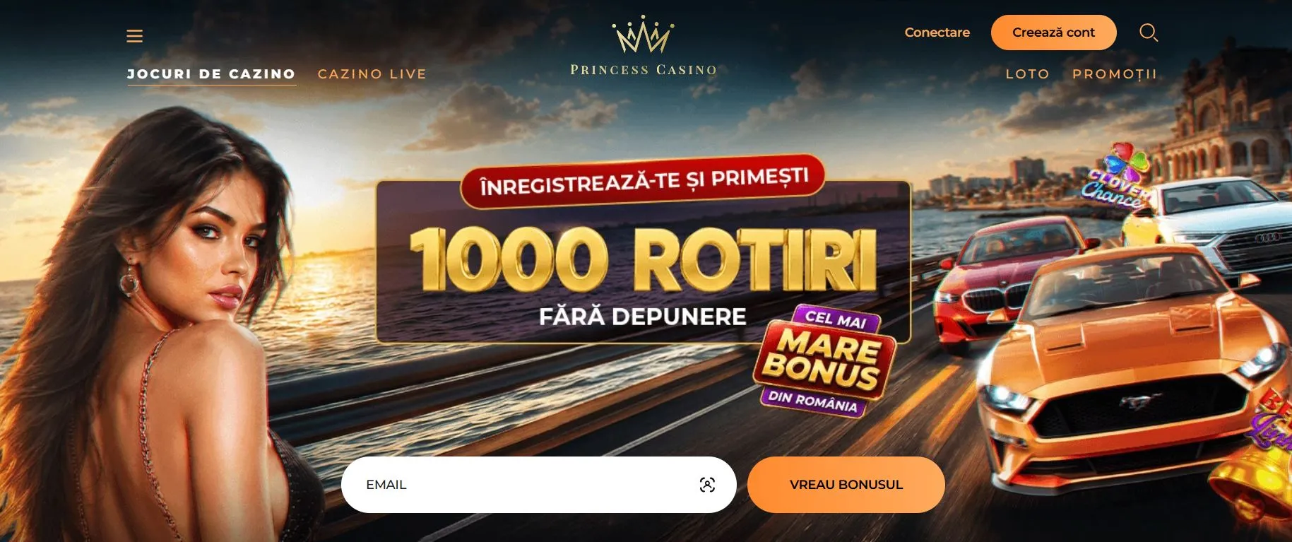 cazinouri online străine în România Princess Casino